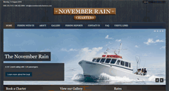 Desktop Screenshot of novemberraincharters.com
